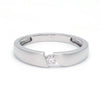 Front View of Elegant Single Diamond Ring for Men JL PT 578