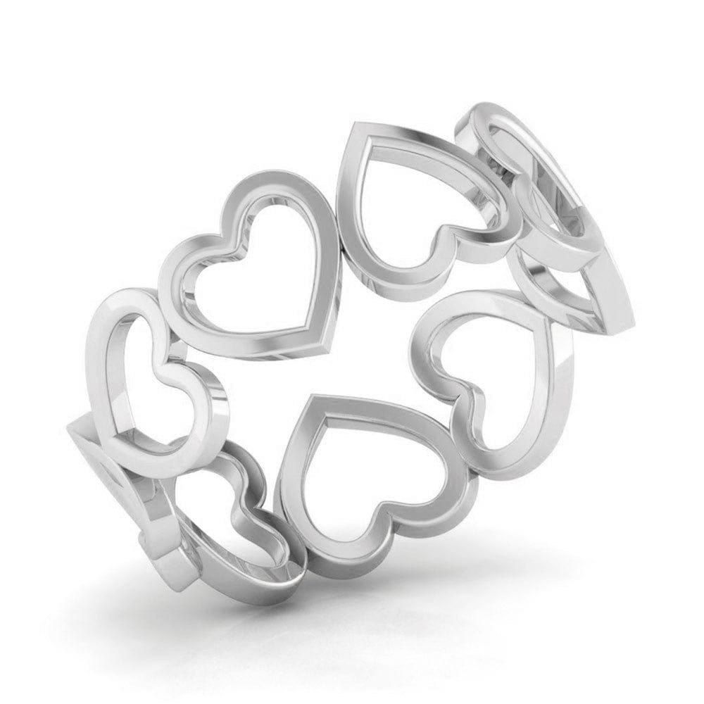 Silver Chain Stainless Steel Heart Shape Pendant Couple Ring Silver Ring  Pendant With Ring Valentine Special