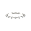 Jewelove™ Rings Eternity Platinum Diamond Wedding Ring for Women JL PT RD RN 11223