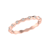 Jewelove™ Rings Eternity Rose Gold Diamond Wedding Ring JL AU RD RN 11223R