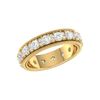 Jewelove™ Rings Eternity Yellow Gold Diamond Wedding Ring for Women JL AU RD RN 9287Y