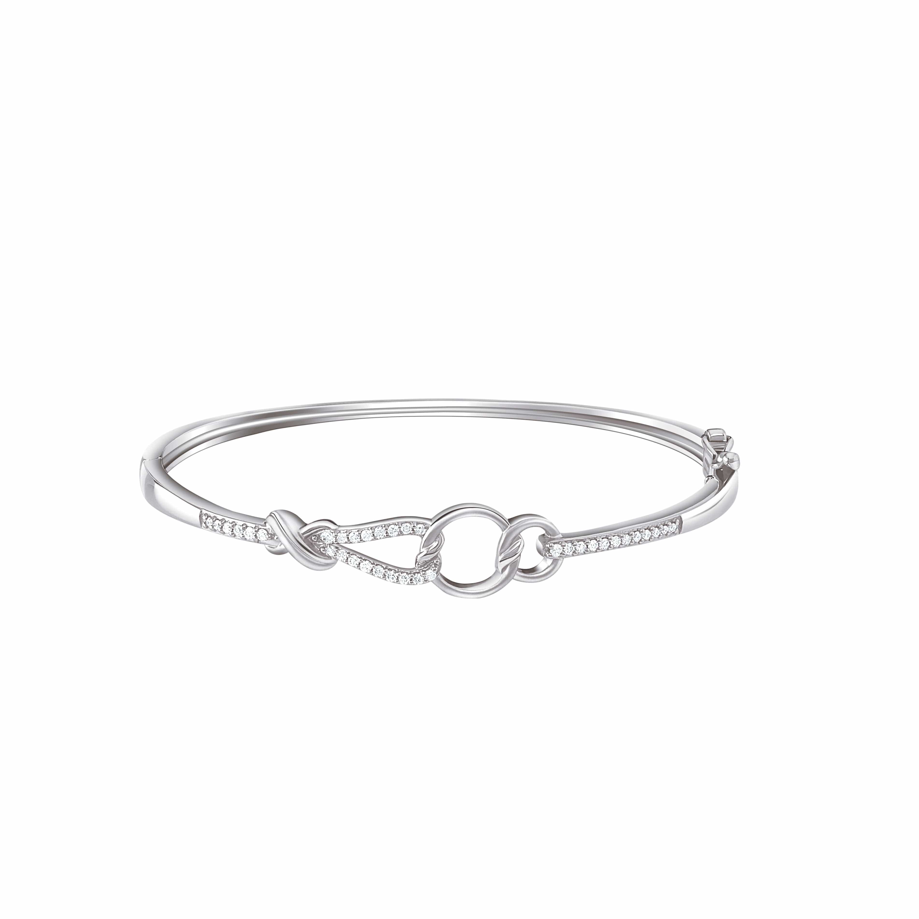zuhurby tanishq | Diamond earrings design, Sterling silver diamond bracelets,  Jewelry