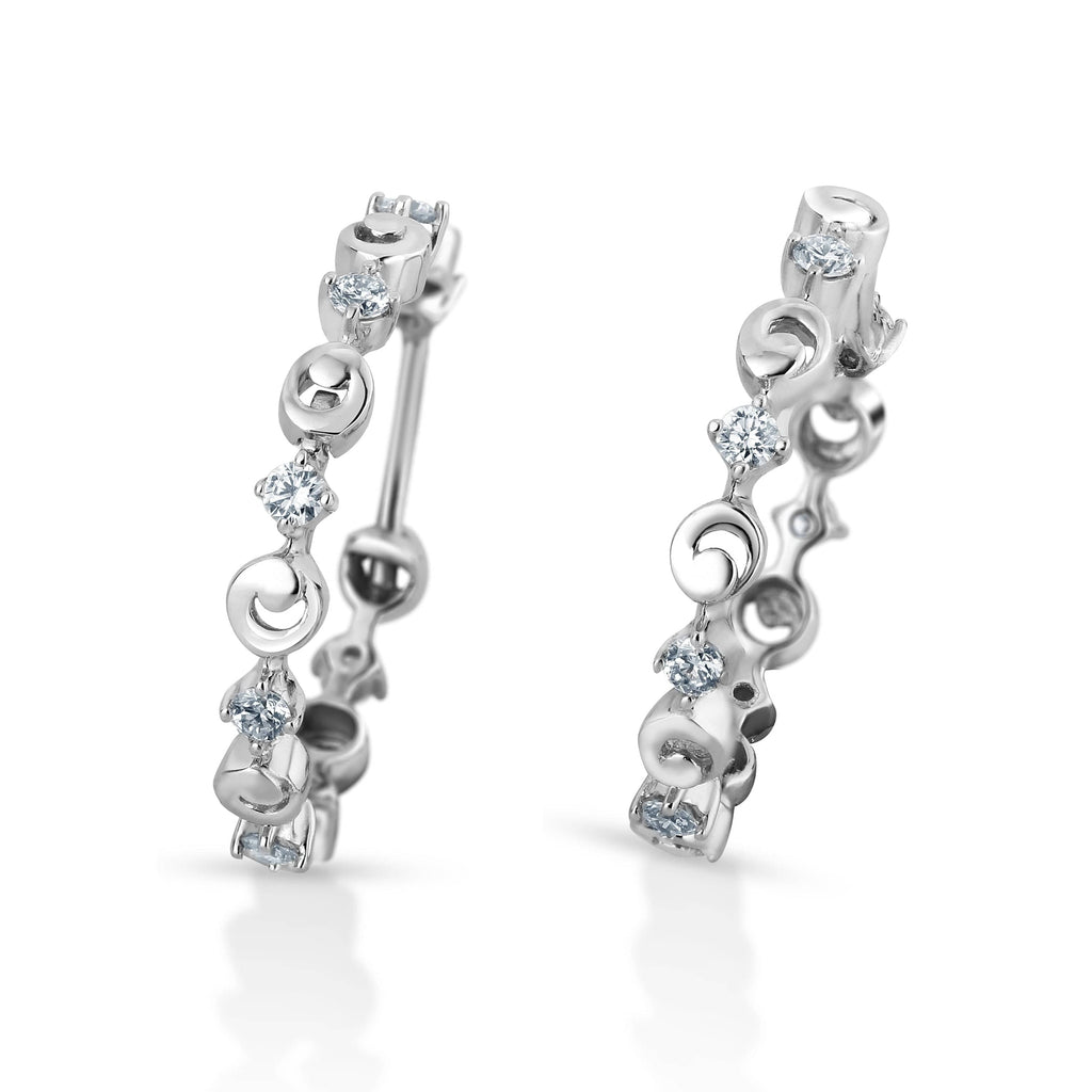 Jewelove™ Earrings SI IJ Evara Platinum Diamonds Earrings for Women JL PT E 226