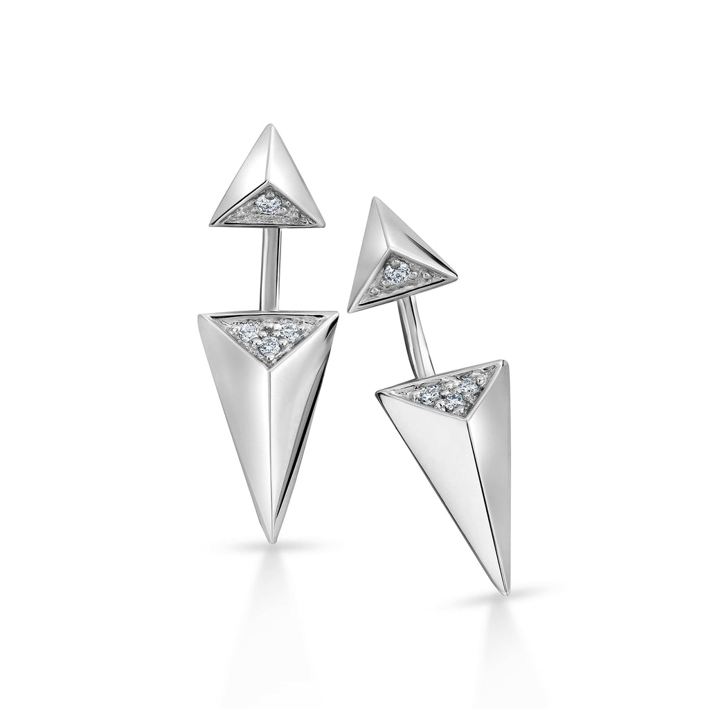Jewelove™ Earrings SI IJ Evara Platinum Diamonds Earrings for Women JL PT E 227