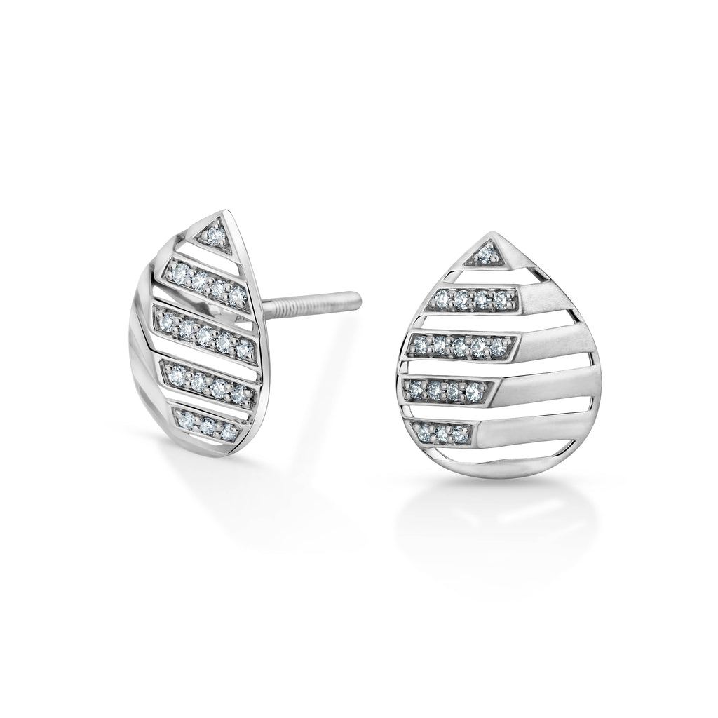Jewelove™ Earrings SI IJ Evara Platinum Diamonds Earrings for Women JL PT E 234
