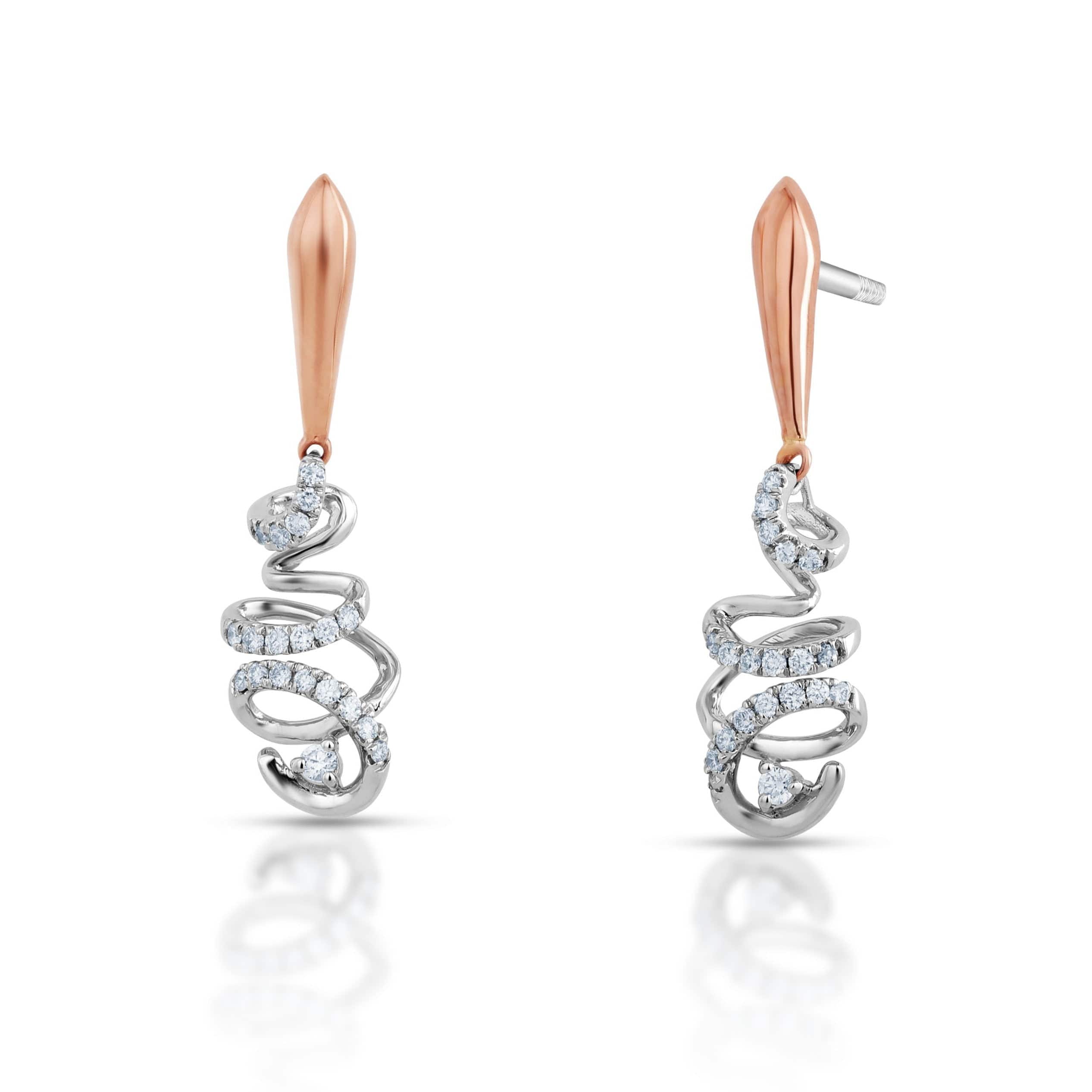 The Sirisha 18k Rose Gold Diamond Studs - EFIF Diamonds – EF-IF Diamond  Jewellery