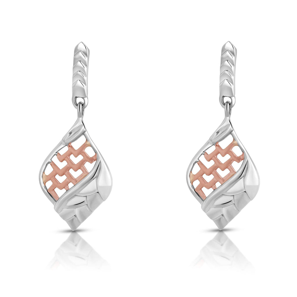 Jewelove™ Earrings Evara Platinum Rose Gold Earrings for Women JL PT E 260