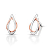 Jewelove™ Pendants & Earrings Pendant Set Evara Platinum & Rose Gold Pendant Set JL PT P E 258