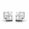 Jewelove™ Earrings Fashionable Platinum Diamond Earrings for Women JL PT E OLS 36