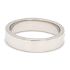 Jewelove™ Rings Flat Platinum Diamond Ring with Single Diamond JL PT 500 - Flat