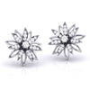 Jewelove™ Earrings Flower Design Platinum Diamond Earrings JL PT E MST 23