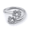 Jewelove™ Rings Flowery Platinum Ring for Women JL PT LR 41