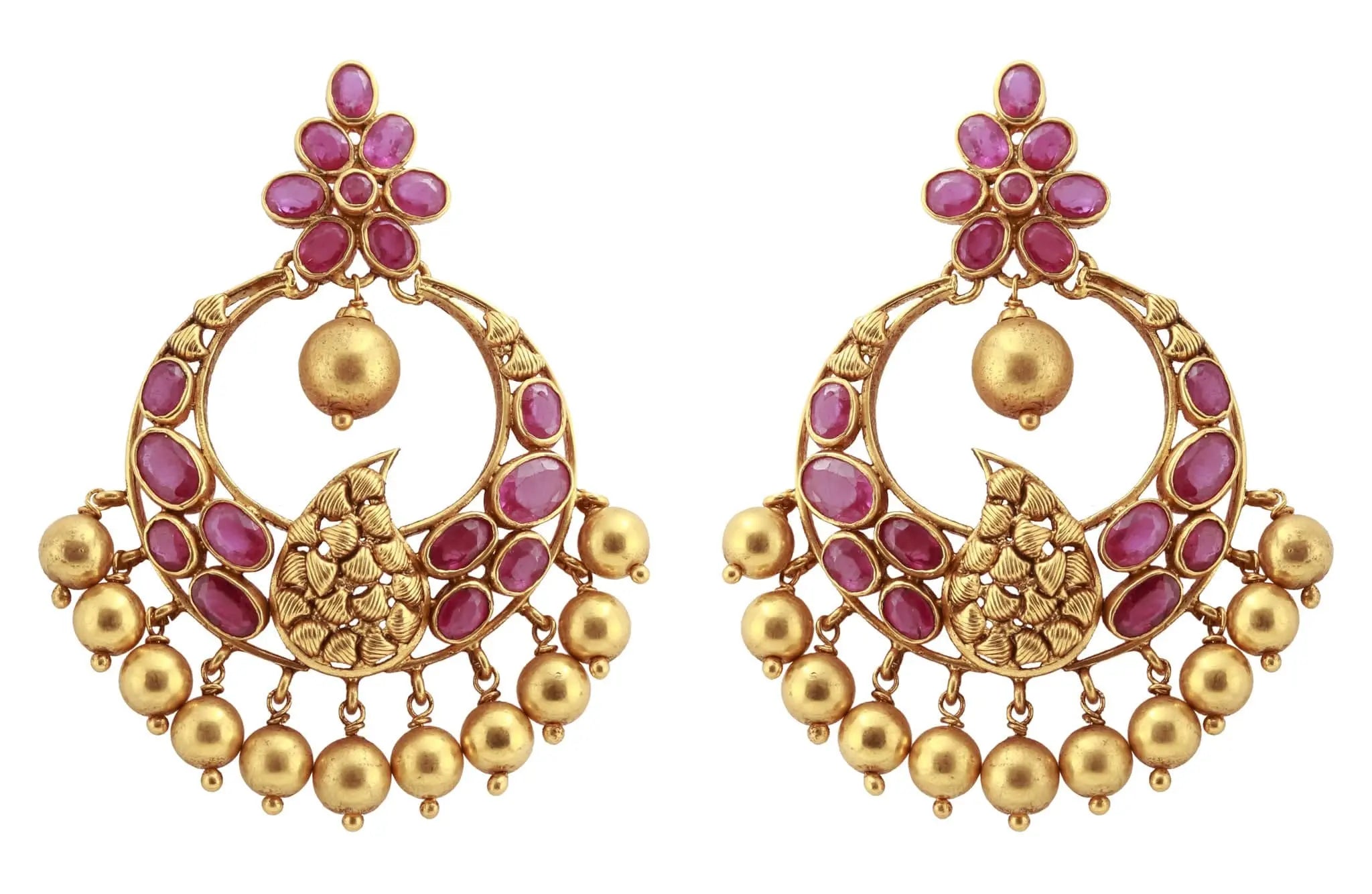 Pearl Drop Smart 18K Gold Square Hoop Bali Earring for Women – ZIVOM
