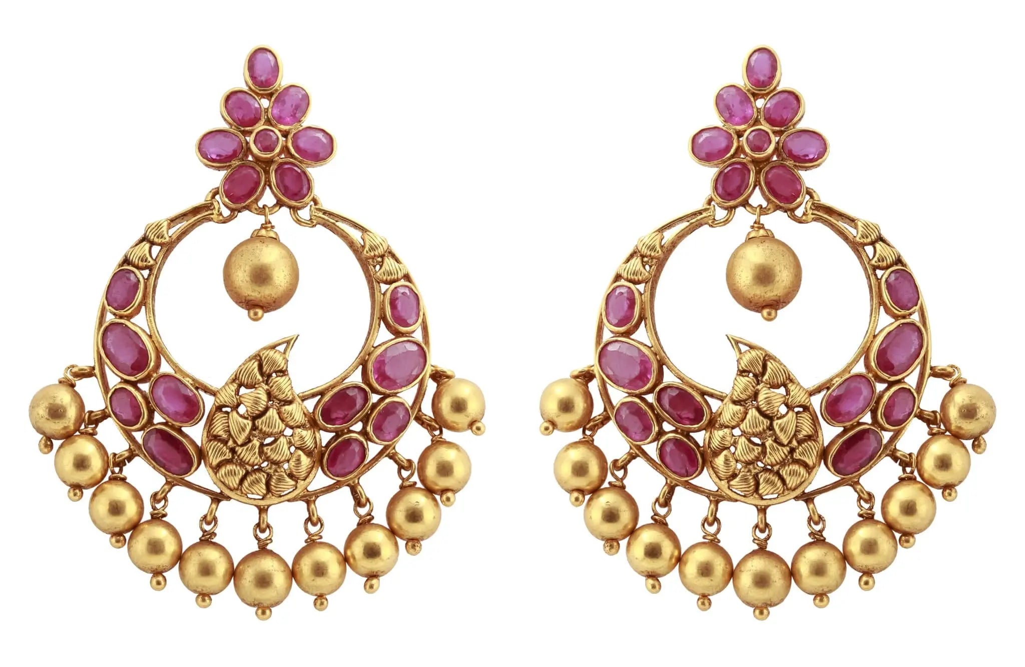 ES4119 Screw Back Lock Handmade Jhumki Earrings Light Weight Jewellery |  JewelSmart.in