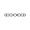 Jewelove™ Rings Half Eternity Diamond Platinum Ring for Women JL PT WB RD 153