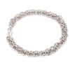 Jewelove™ Bangles & Bracelets Heavy 3-D Platinum Bracelet for Men JL PTB 1113