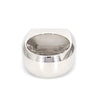 Jewelove™ Rings Men's Band only Heavy Platinum Flat Top Ring for Men JL PT 1210
