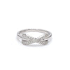 Front View of Infinity Platinum Ring with Diamonds for Women JL PT 460