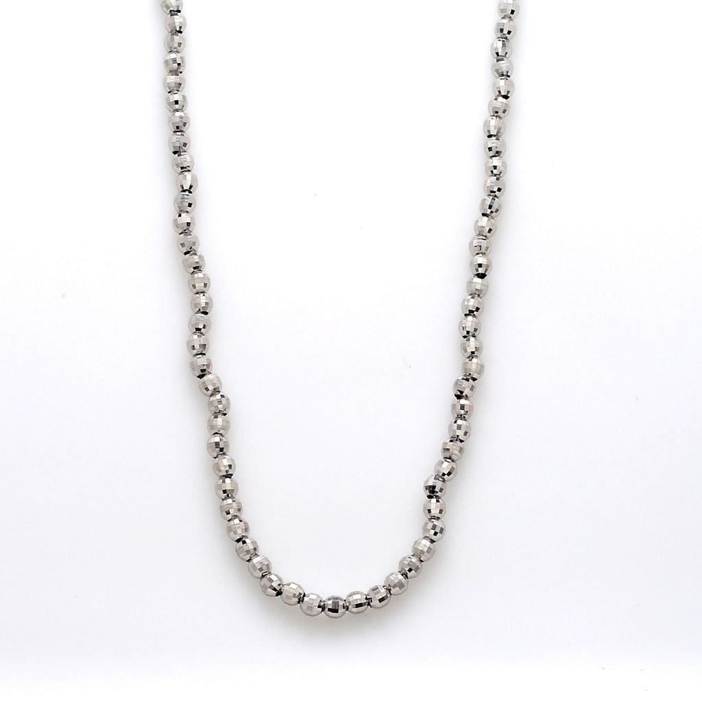 Japanese 2mm Platinum Chain with Diamond Cut Balls JL PT 742 – Jewelove™
