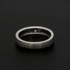 Jewelove™ Rings Matte Finish Platinum Love Bands with Parallel Lines JL PT 421