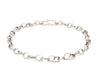 Jewelove™ Bangles & Bracelets Platinum Bracelet with Square Links JL PTB 689