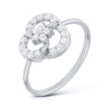 Jewelove™ Rings SI IJ / Women's Band only Platinum Diamond Ring for Women JL PT LR 71