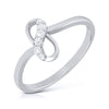 Jewelove™ Rings SI IJ / Women's Band only Platinum Diamond Ring for Women JL PT LR 74