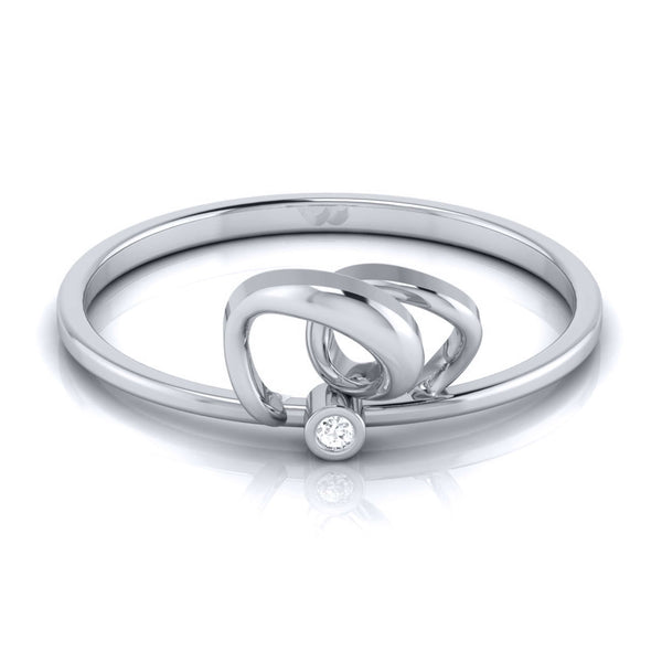 Jewelove™ Rings Platinum Diamond Ring for Women JL PT LR 82