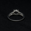 Jewelove™ Rings Women's Band only / SI IJ Platinum Diamond Split Shank Mounting Ring JL PT 1217-M