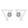 Jewelove™ Pendants & Earrings Platinum Diamond Triangle Pendant Set JL PT P BT 39-E