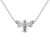 Jewelove™ Pendants SI IJ Platinum Diamonds Butterfly Pendant for Women JL PT P 1227