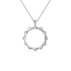 Jewelove™ Pendants Platinum Diamonds Circle Pendant for Women JL PT P 1292
