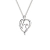 Jewelove™ Pendants Platinum Diamonds Heart Pendant for Women JL PT P 1273