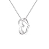 Jewelove™ Pendants Platinum Diamonds Heart Pendant for Women JL PT P 1284