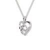 Jewelove™ Pendants Platinum Diamonds Heart Pendant for Women JL PT P 1299