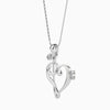 Jewelove™ Pendants Platinum Diamonds Heart Pendant for Women JL PT P 18040