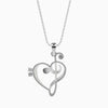 Jewelove™ Pendants Platinum Diamonds Heart Pendant for Women JL PT P 18040