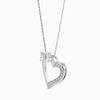 Jewelove™ Pendants Platinum Diamonds Heart Pendant for Women JL PT P 18042