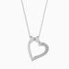 Jewelove™ Pendants SI IJ Platinum Diamonds Heart Pendant for Women JL PT P 18042