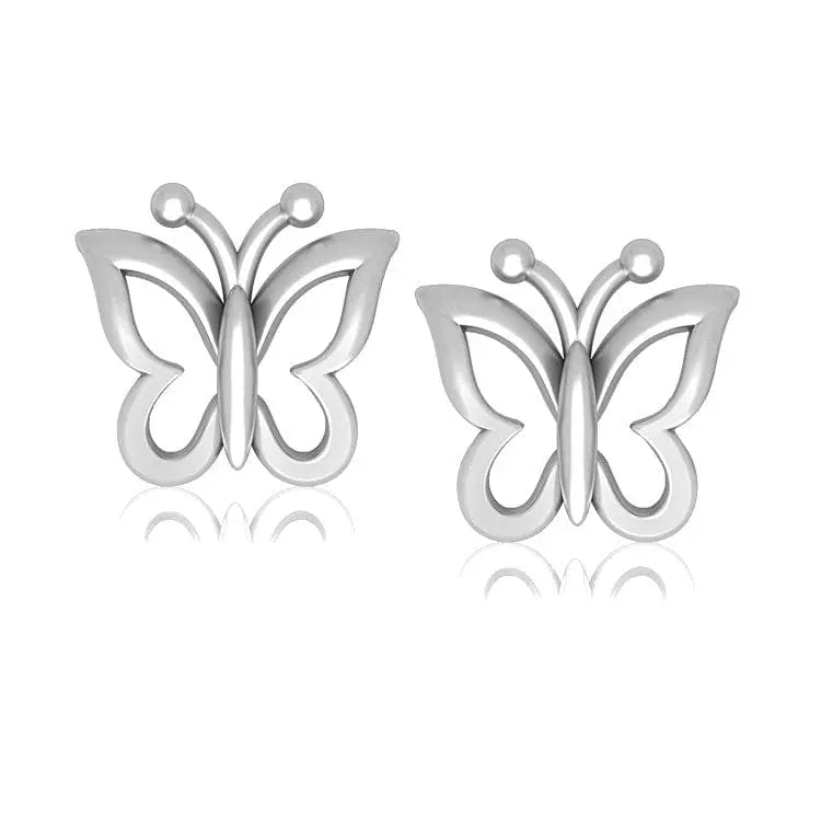 Silver Butterfly Earrings - Preksha Jewels
