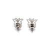 Back View of Platinum Earrings for Kids Butterfly Design JL PT E 163