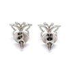 Back View of Platinum Earrings for Kids Butterfly Design JL PT E 163