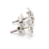 Jewelove™ Earrings Platinum Earrings for Kids Flower Design JL PT E 164
