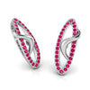 Jewelove™ Earrings Platinum Earrings for Women JL PT E NL8654