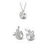 Platinum Earrings with Channel set Diamonds SJ PTO E 105