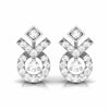 Jewelove™ Earrings SI IJ Platinum Earrings with Diamonds JL PT E ST 2210