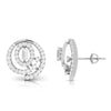 Jewelove™ Earrings Platinum Earrings with Diamonds JL PT E ST 2213