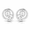 Jewelove™ Earrings Platinum Earrings with Diamonds JL PT E ST 2213