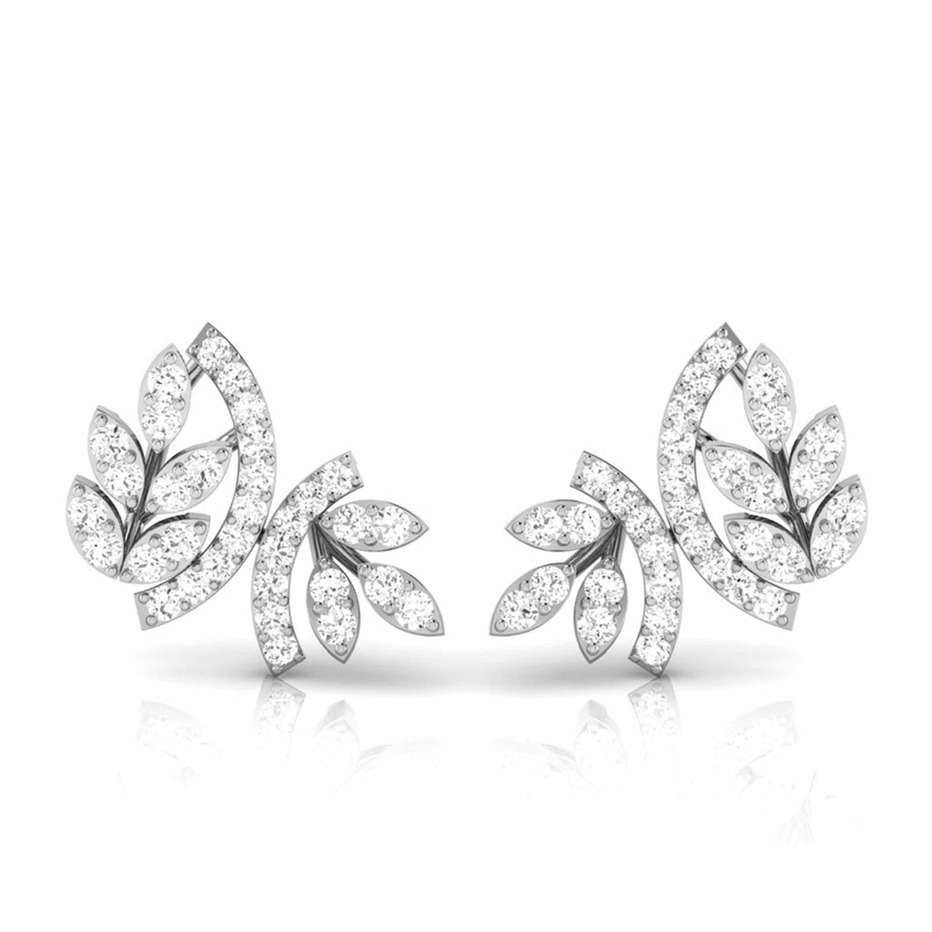 Jewelove™ Earrings Platinum Earrings with Diamonds JL PT E ST 2224