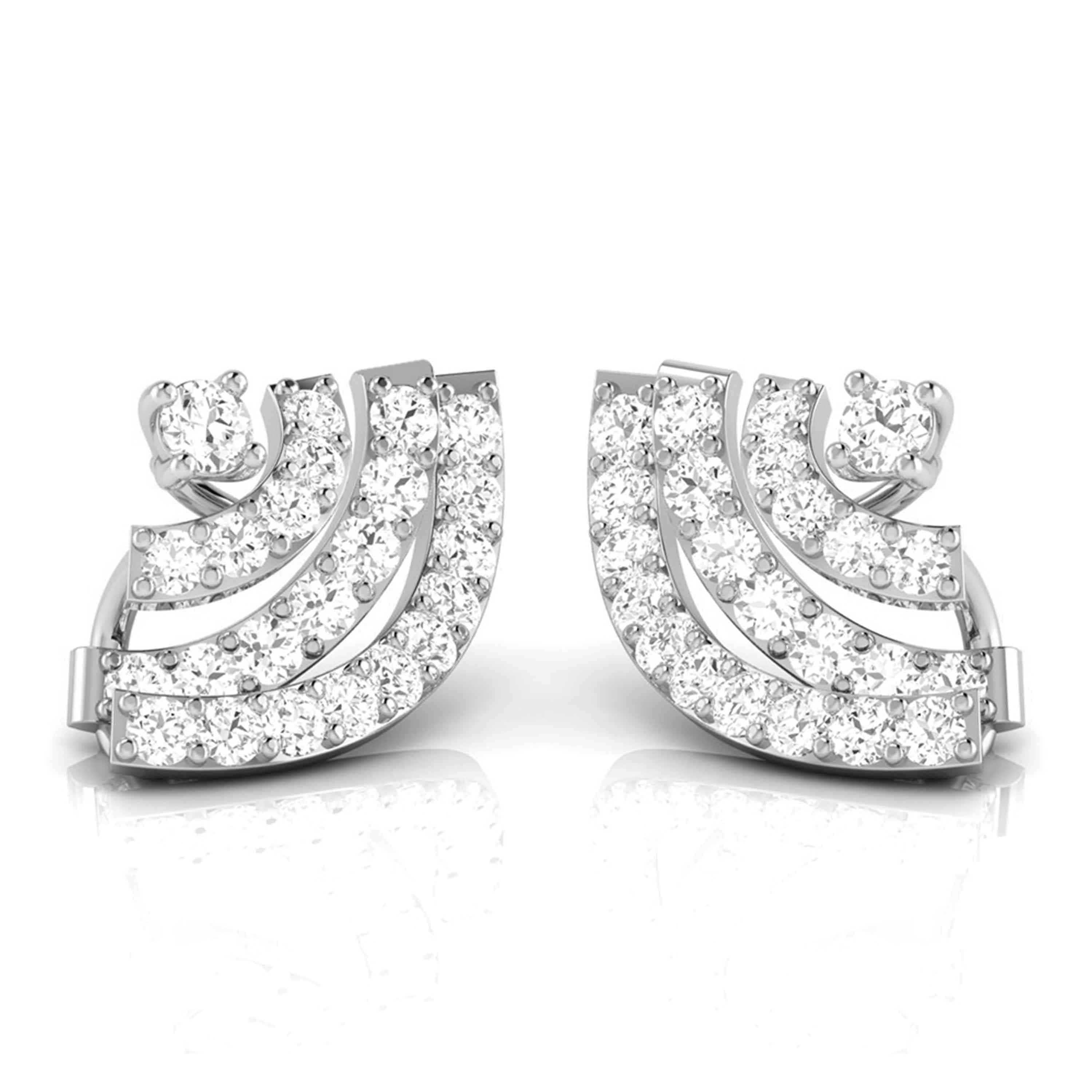 Van Cleef  Arpels Diamond Cluster Earrings  1stdibscom  Clip on earrings  Van cleef and arpels jewelry Diamond cluster earrings
